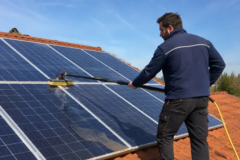 Nettoyage et entretien de panneaux solaires à Billiers